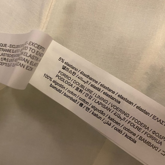 🚫SOLD🚫NWT ZARA poplin corset top sz XS - Picture 14 of 16